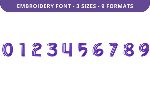 Culture Shock Font 0 to 9: A Holiday Embroidery Review