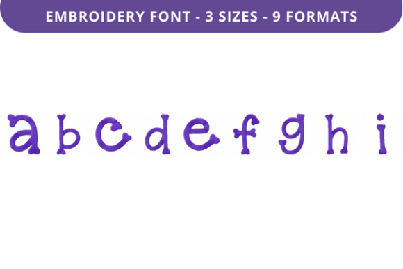 Curves and Bones Font a to I Review