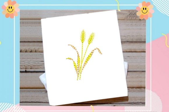 Ears of Wheat: A Sweet, Modern Embroidery Design Review