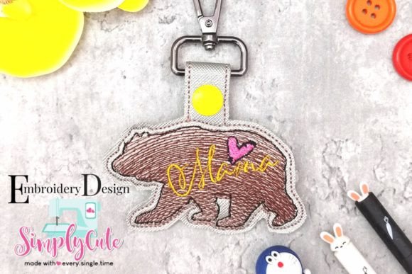 In the Hoop Mama Bear Snap Tab: A Designer's Review