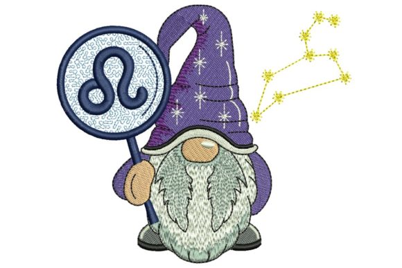 Leo Horoscope Gnome: A Boutique Embroidery Review