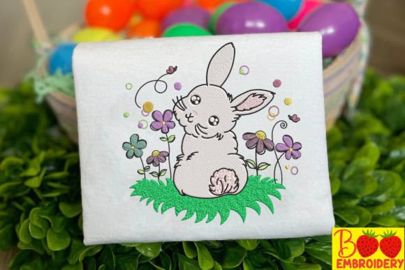Lovely White Rabbit in the Flower Garden Review