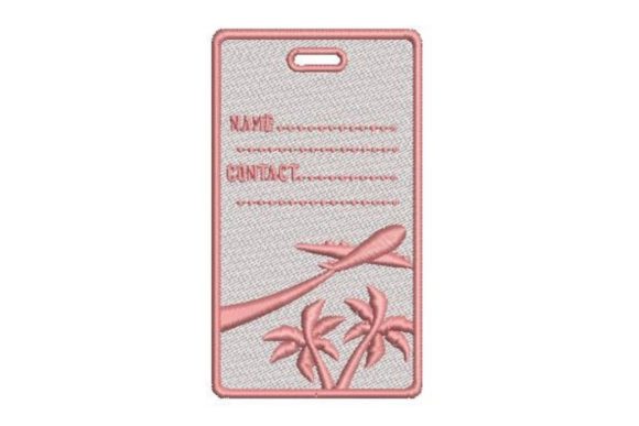 Luggage Tag: A Classic Embroidery Design for Travel Gifts