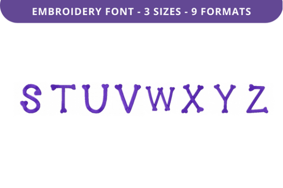 Review: Curves and Bones Font Uppercase S to Z