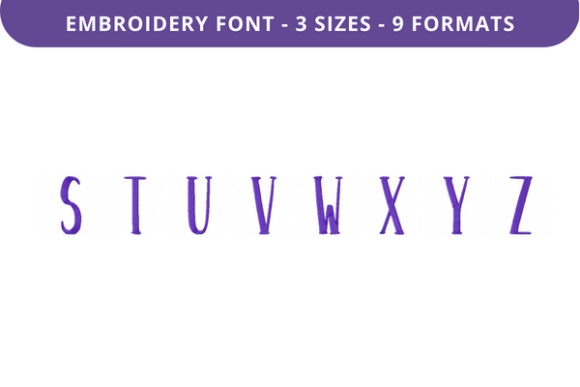 Review: Dinner at Eight Font S-Z for Embroidery