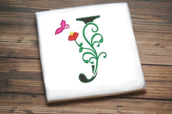 Review: Floral Letter J with Butterfly for Etsy