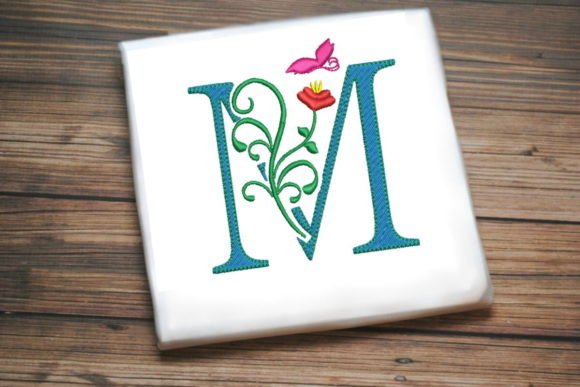 Review: Floral Letter M with Butterfly Design