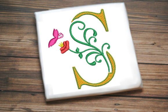 Review: Floral Letter S with Butterfly Design