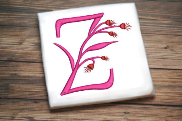 Reviewing the Floral Monogram Letter Z for Real Projects